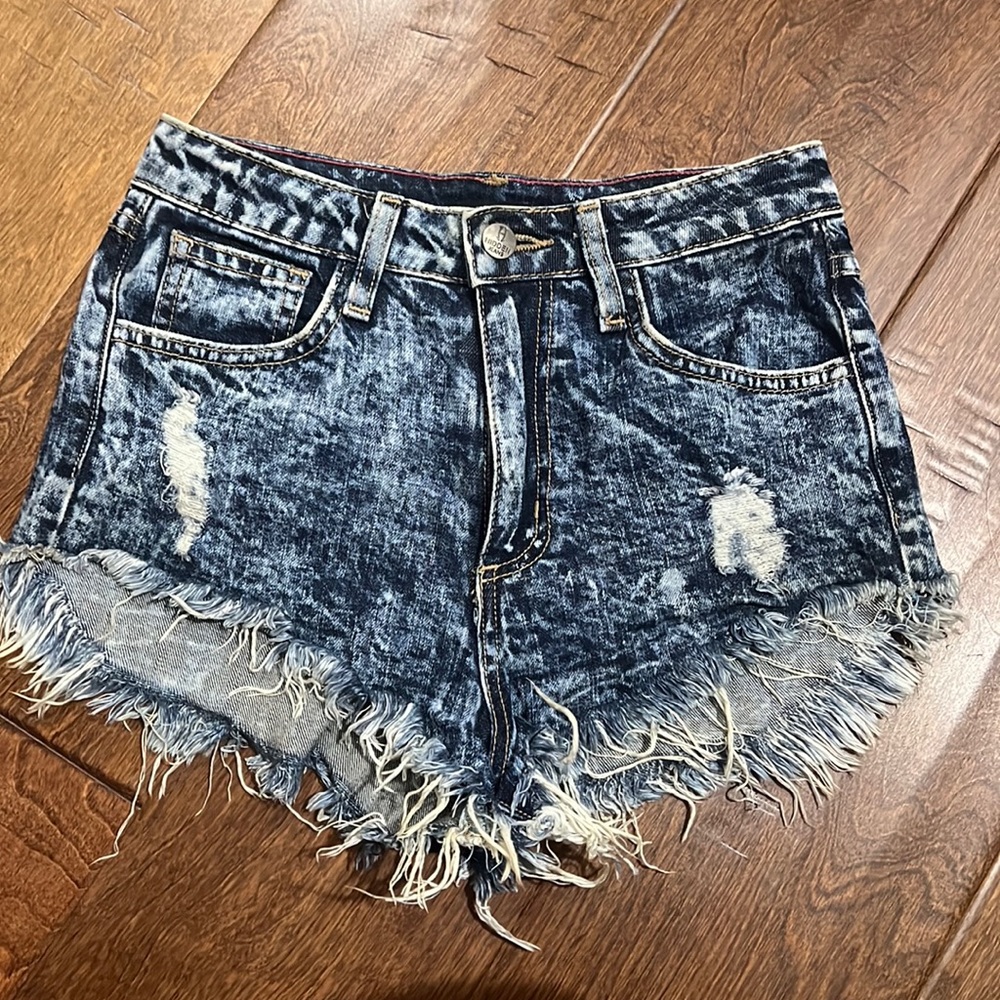 High Waisted Denim Shorts
